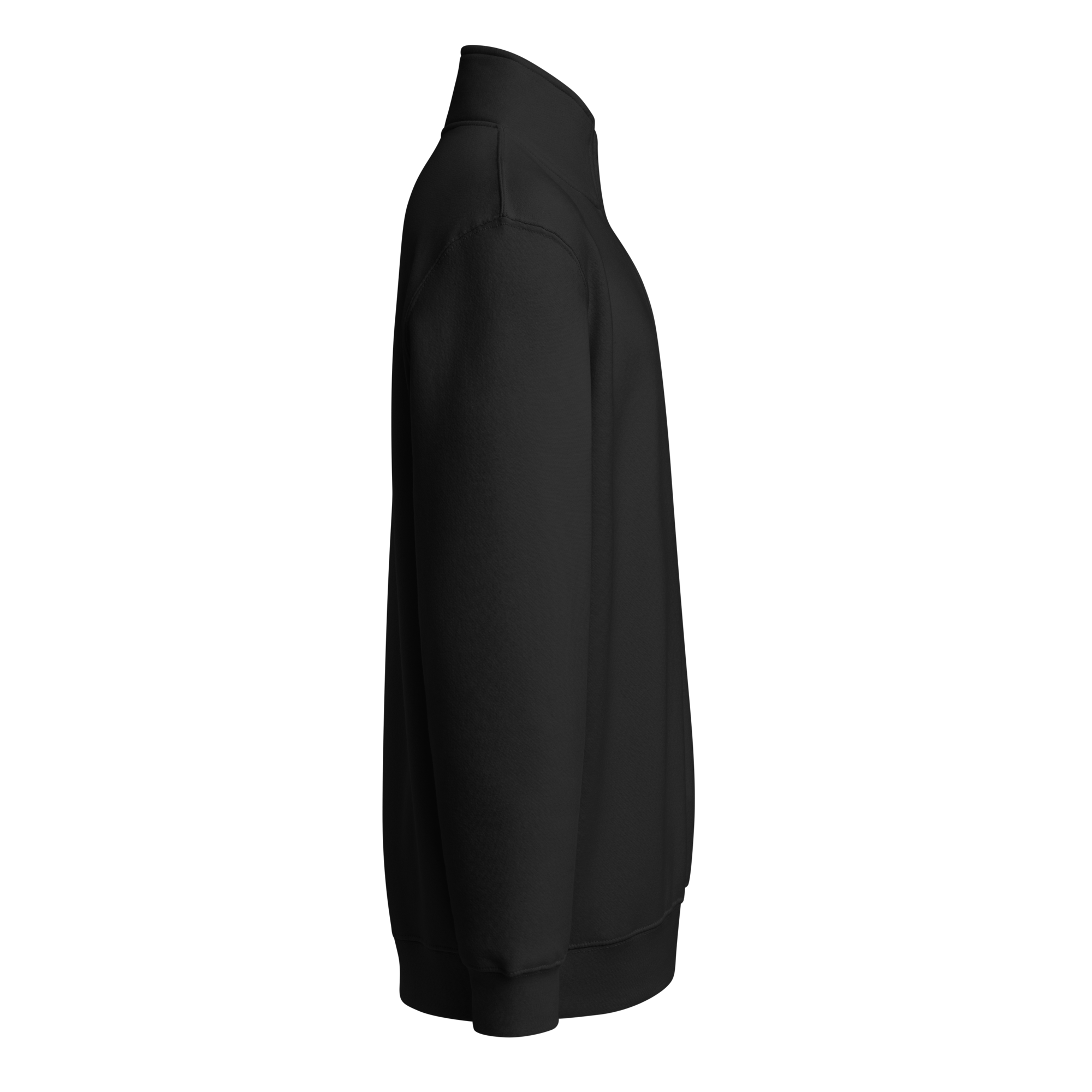 Quarter Zip — Black right